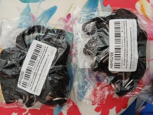 Foto de un comprador: Correas para bastón negras de nailon, paquete con 6 piezas