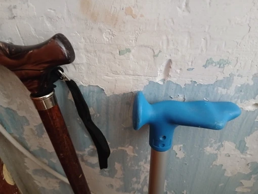 Foto de un comprador: Correas para bastón negras de nailon, paquete con 6 piezas