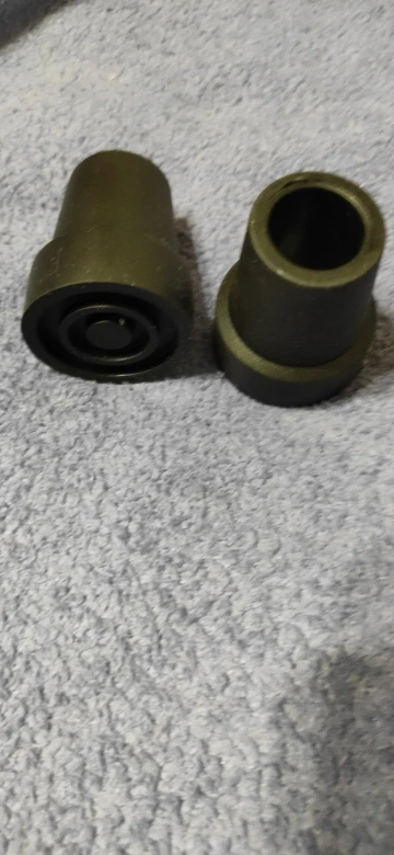 Foto de un comprador: Regatón de goma antideslizante para bastón y muleta, 19 mm