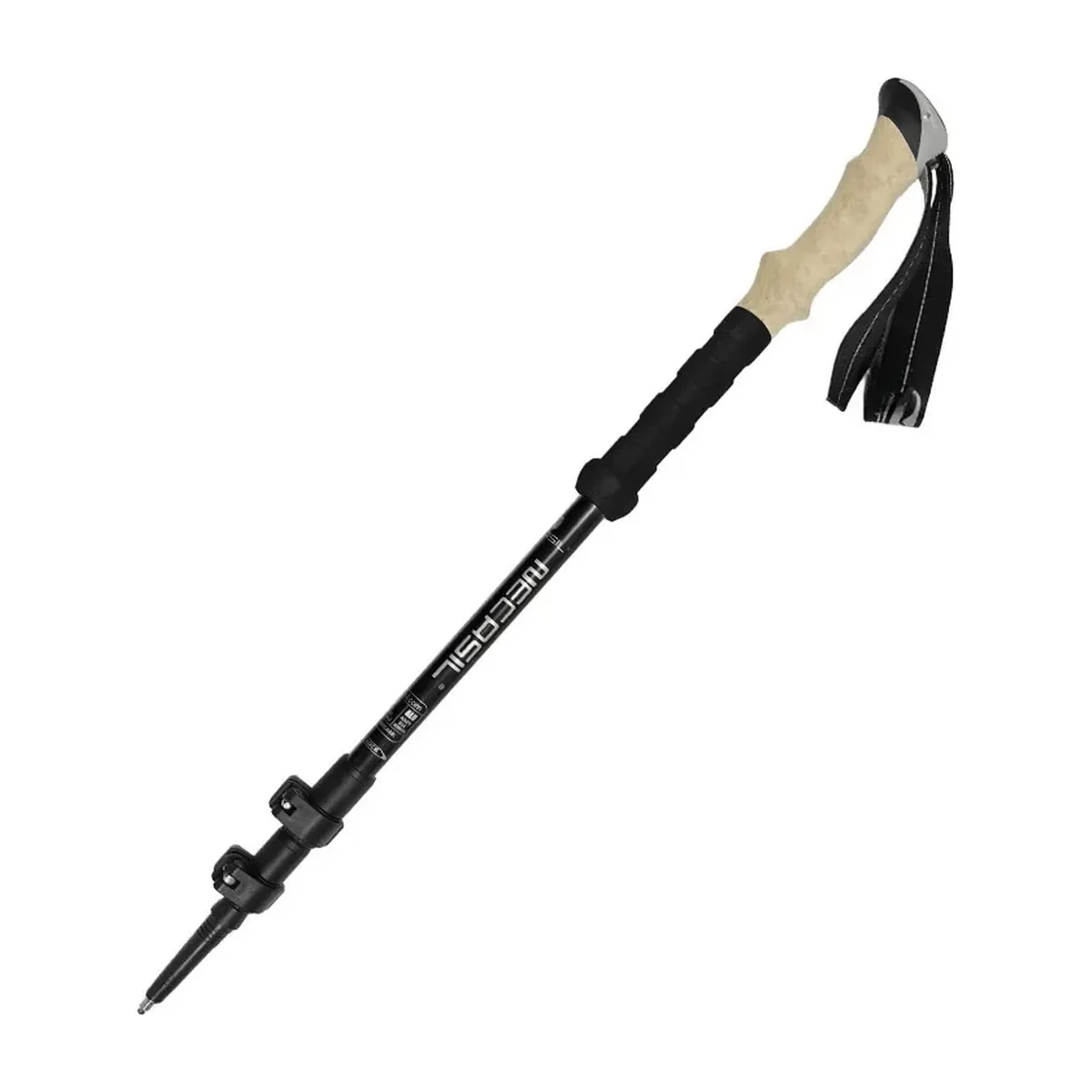 Bastón para adulto mayor y senderismo: 2 bastones de 62–135 cm – vue 2