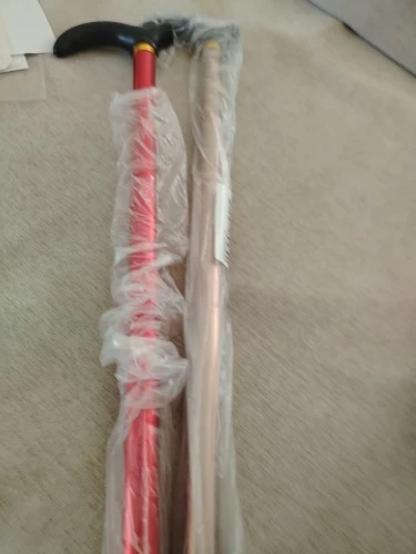 Foto de un comprador: Bastón ortopédico ajustable de aluminio, de 75 a 90 cm