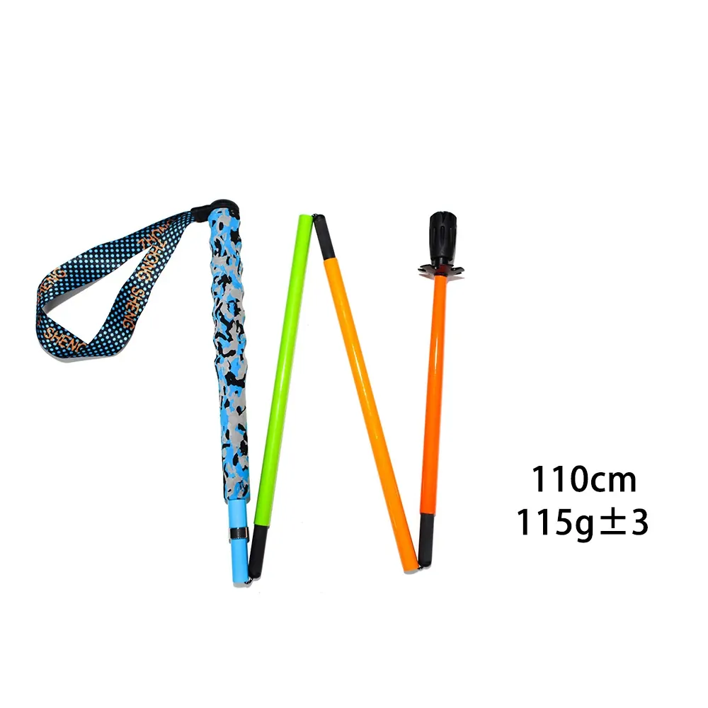 Bastón de Trekking Ultraligero de Fibra de Carbono 5 – 110 cm, 1 pièce