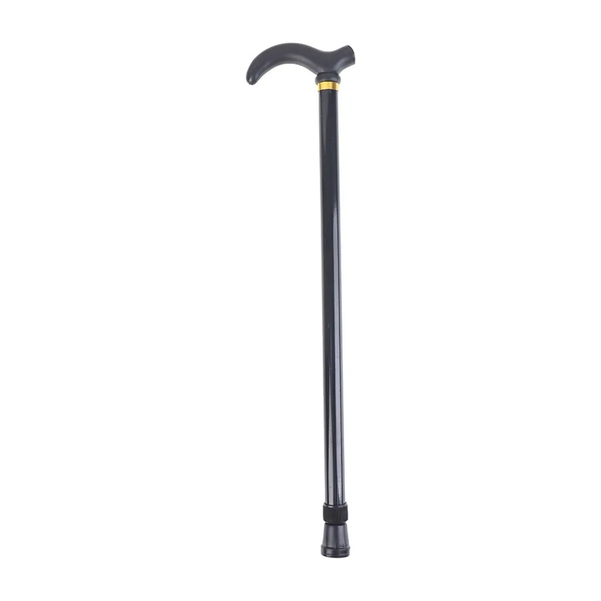Bastón ortopédico ajustable de aluminio, 75–90 cm – negro