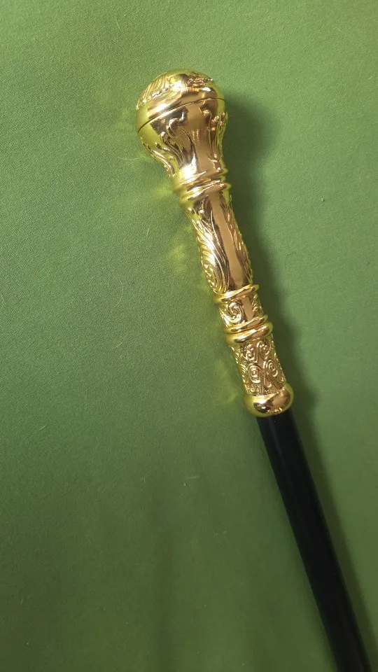 Foto de un comprador: Bastón elegante para mujer dorado con mango redondo