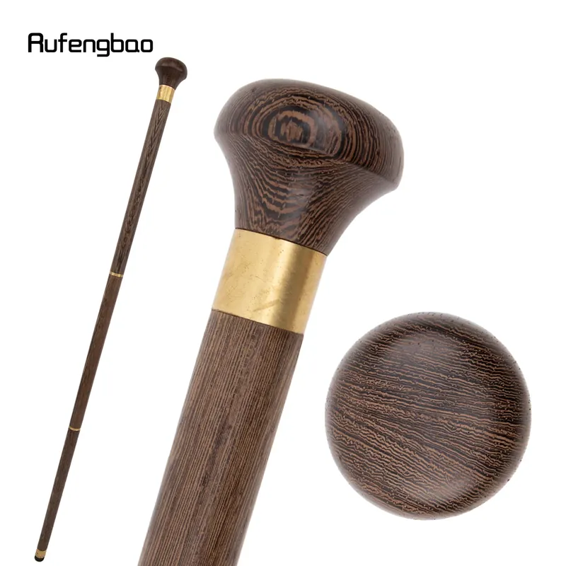 Bastón para caminar de moda tradicional de madera marrón – vue 1