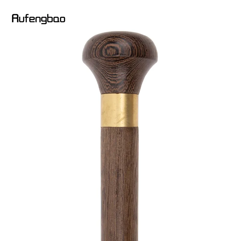 Bastón de madera marrón con mango curvo para vestir – Retira las piezas