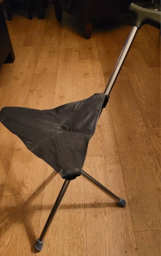 Foto de un comprador: BastÃ³n silla plegable con estructura de acero