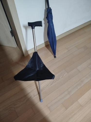 Foto de un comprador: BastÃ³n silla plegable con estructura de acero