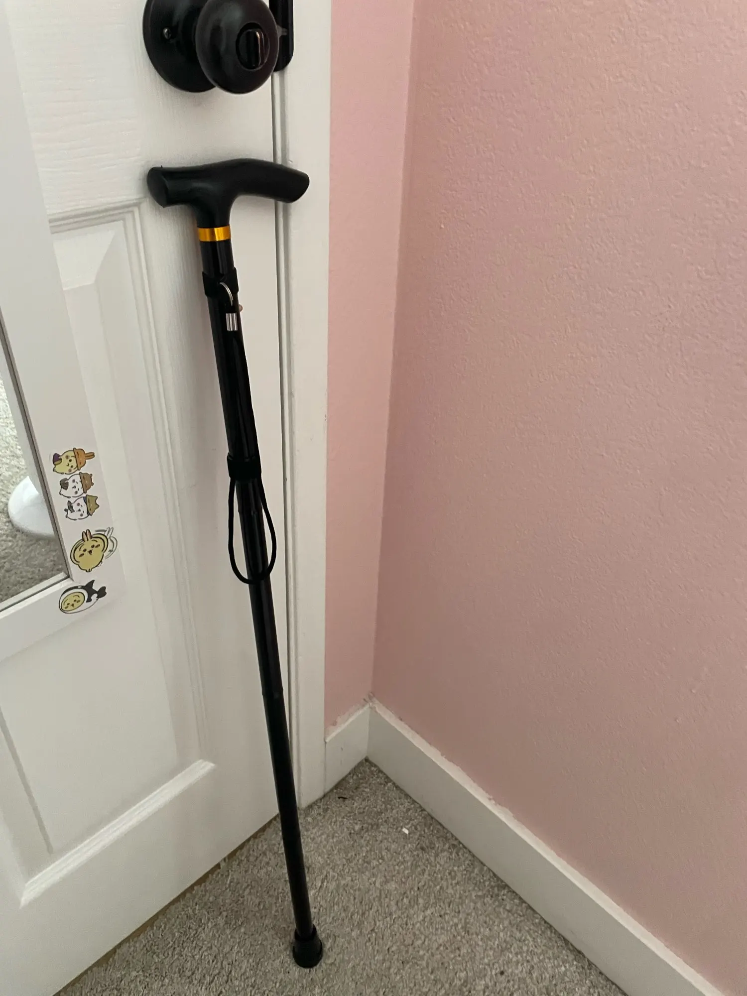 Foto de un comprador: Bastón ortopédico ajustable y plegable de aluminio ligero