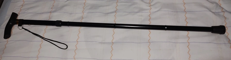 Foto de un comprador: Bastón ortopédico ajustable y plegable de aluminio ligero