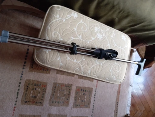 Foto de un comprador: BastÃ³n plegable con asiento portÃ¡til para descansar