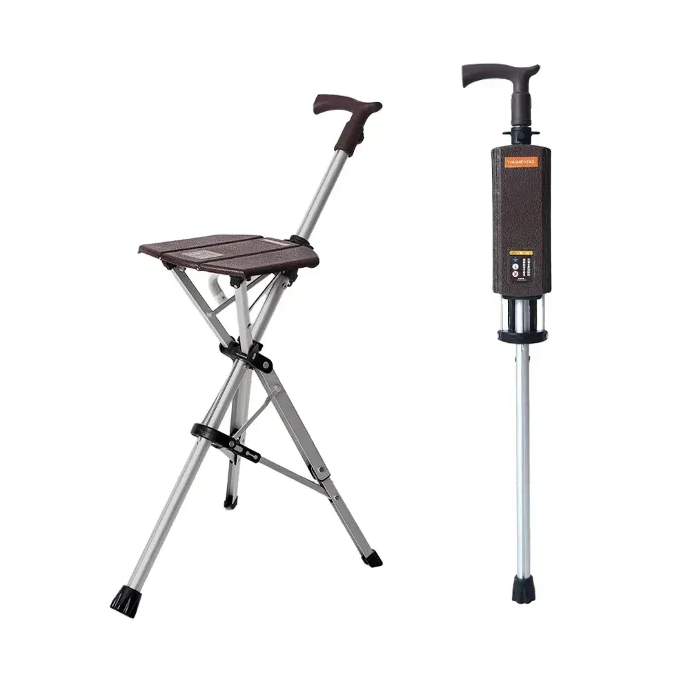 Bastón Plegable con Asiento Bastón Portátil con Capacidad de – vue 6