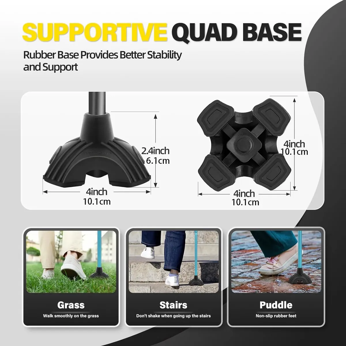 Bastón plegable para caminar para hombres y mujeres bastón – vue 4