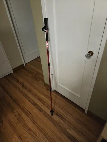 Foto de un comprador: Bastón de senderismo de aluminio con absorción de impacto