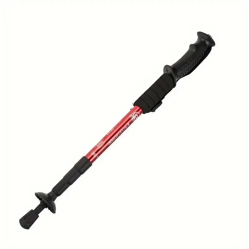 Bastones de senderismo con absorción de impacto bastón de – rouge, 4 sections