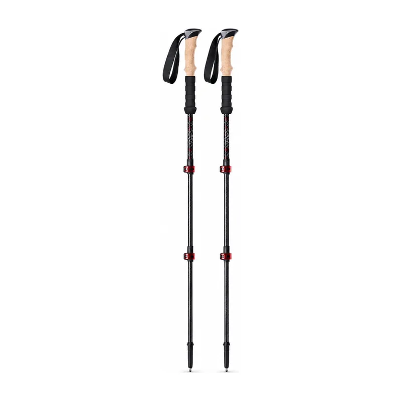 Bastones de senderismo Naturehike de fibra de carbono, par de 2