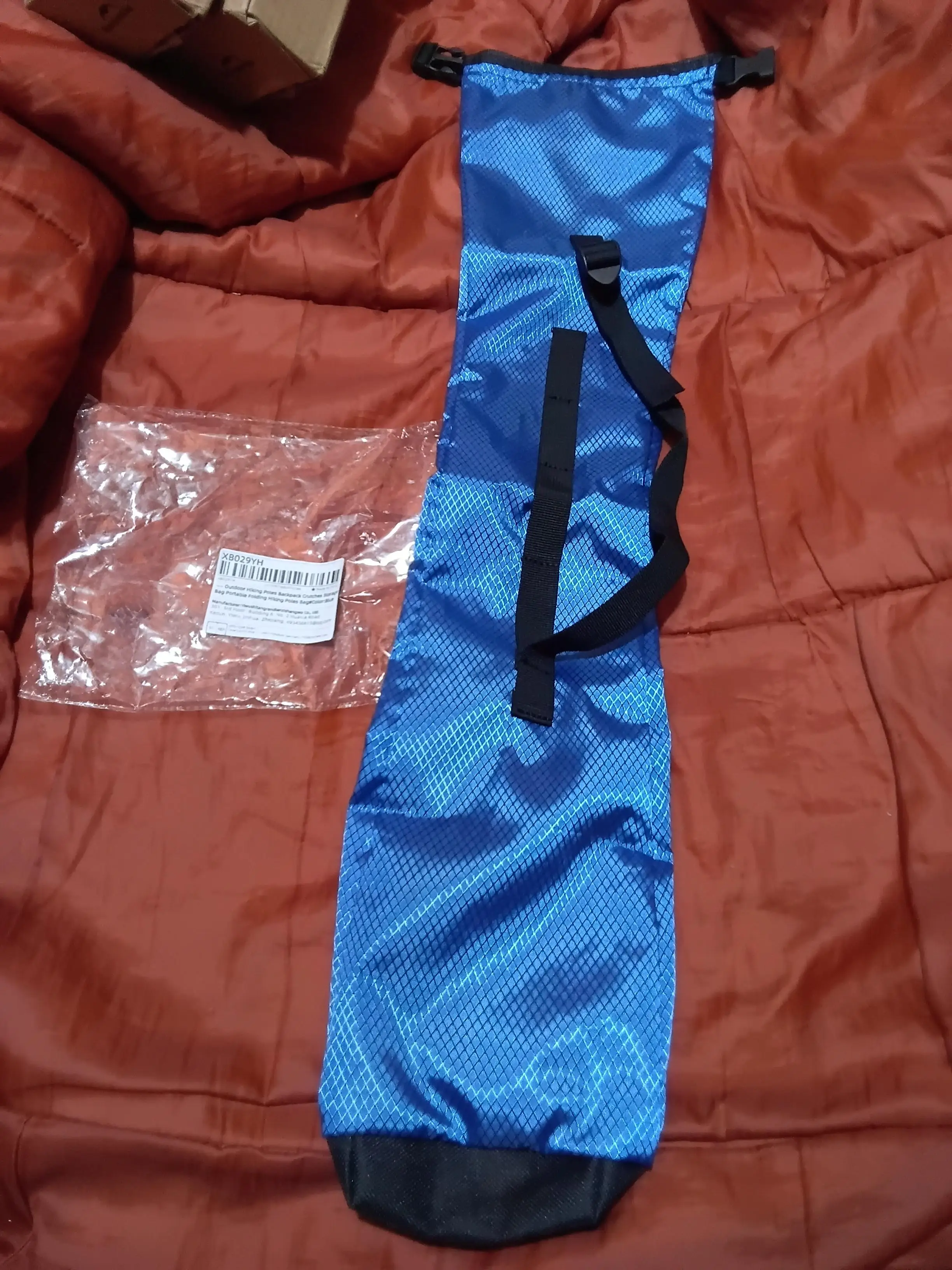 Foto de un comprador: Bastón de trekking: funda plegable para guardar dos