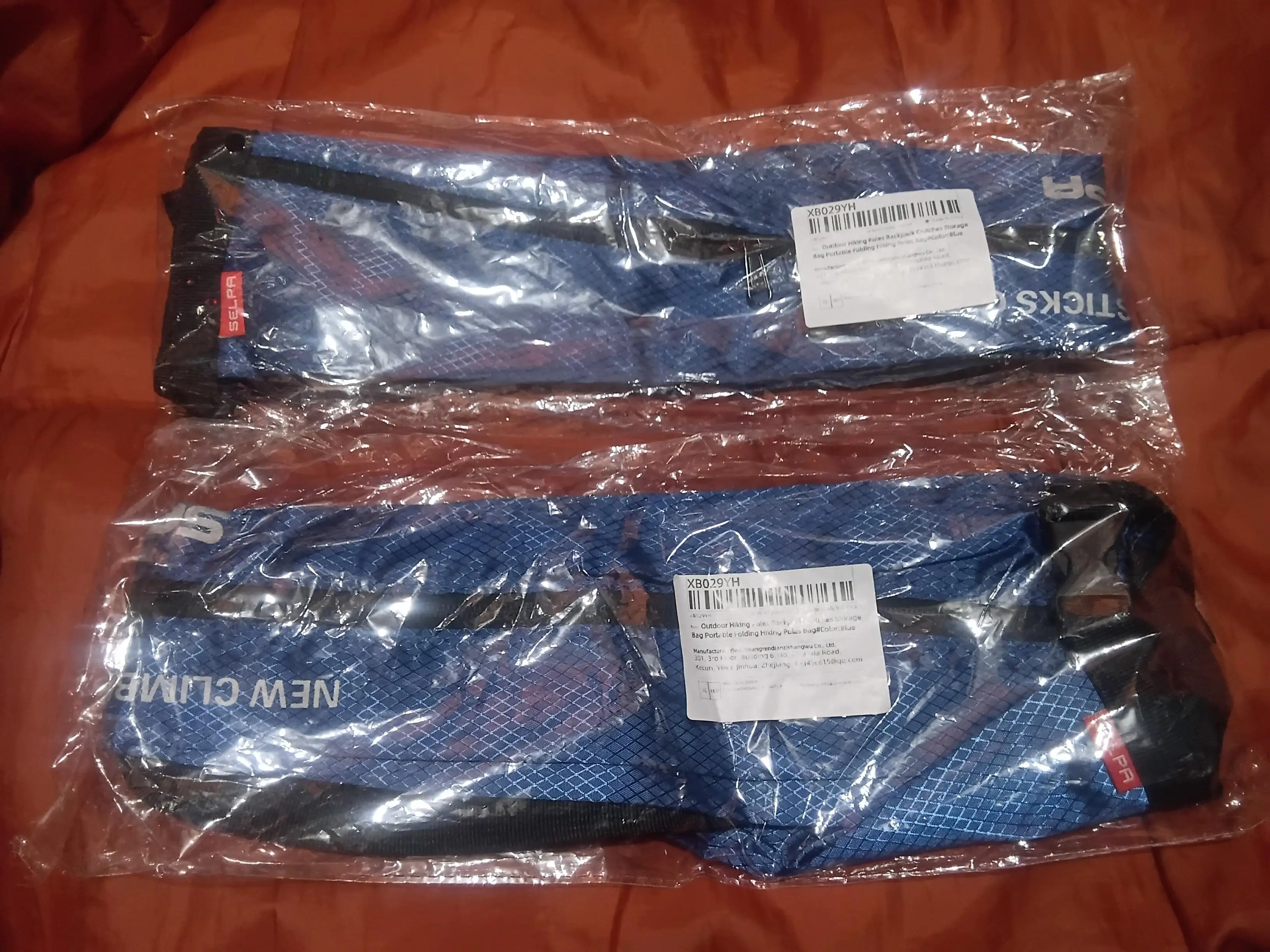 Foto de un comprador: Bastón de trekking: funda plegable para guardar dos