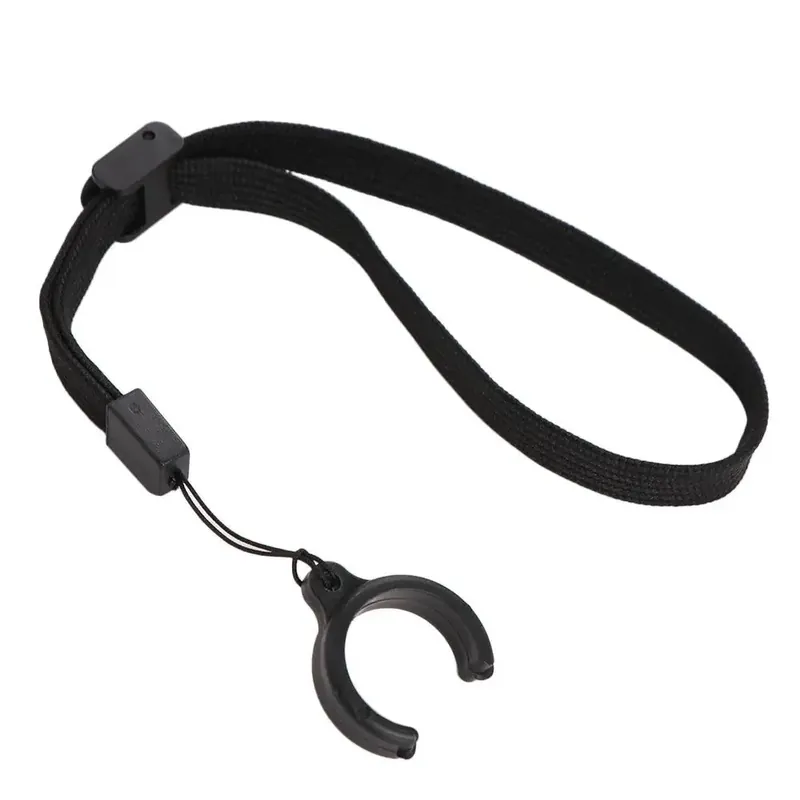 Correa de muñeca negra de nylon para bastones – Accesorio independiente