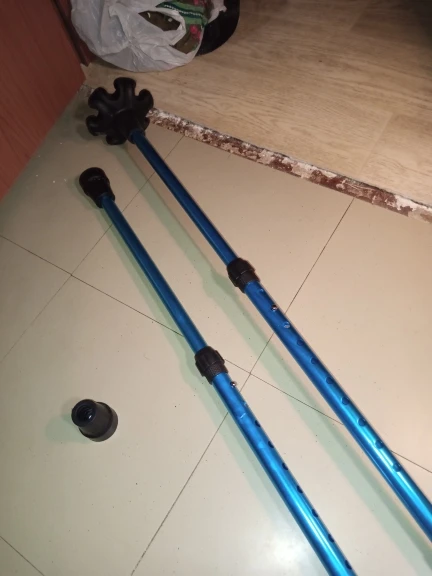 Foto de un comprador: Muletas telescÃ³picas ajustables de aluminio y ABS
