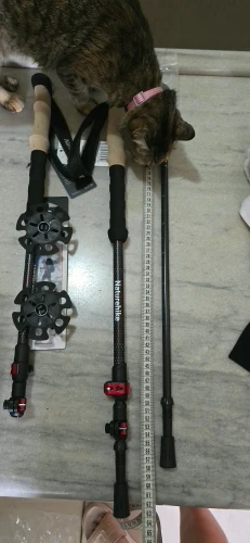 Foto de un comprador: Bastones de senderismo de fibra de carbono para tus rutas
