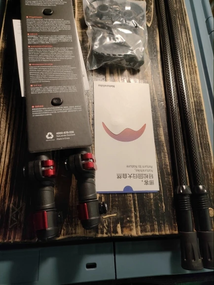 Foto de un comprador: Bastones de senderismo de fibra de carbono para tus rutas