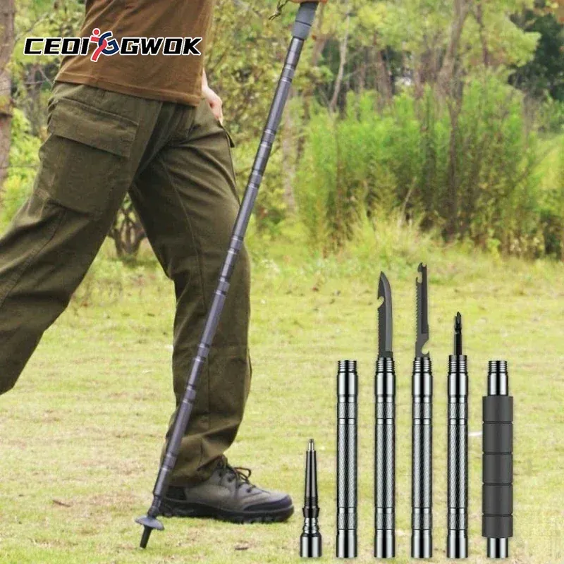 PDI GWOK bastones de trekking compactos y ligeros sistema – vue 1