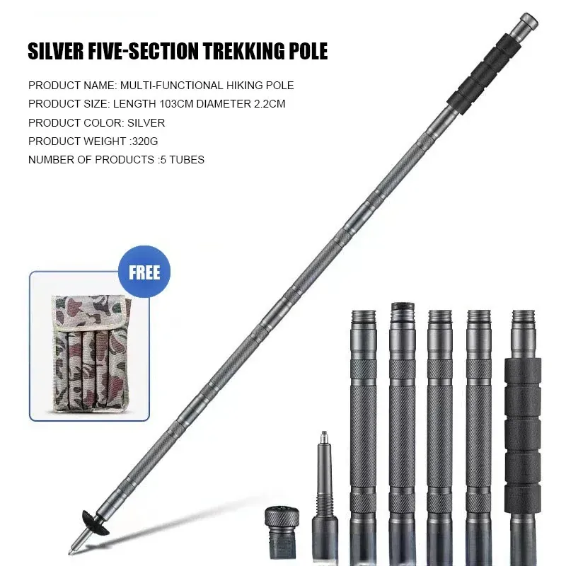 PDI GWOK bastones de trekking compactos y ligeros sistema – vue 4