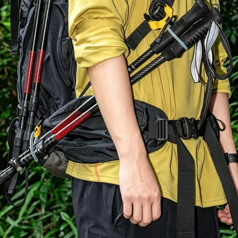 Correas de nylon para sujetar bastones a la mochila – Para transportar el equipo