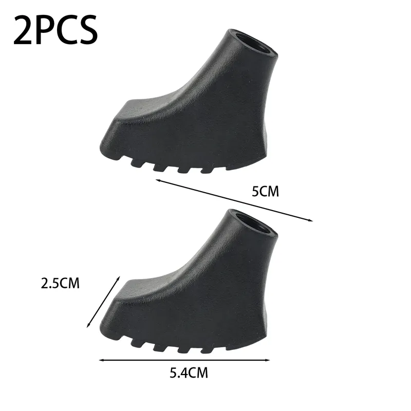 Protectores de goma para puntas de bastones de trekking – Retira antes de caminar