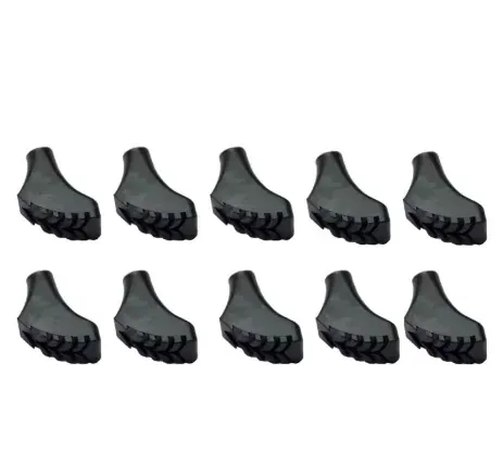 Protectores de puntas de bastón de trekking agarre antideslizante – lot de 4