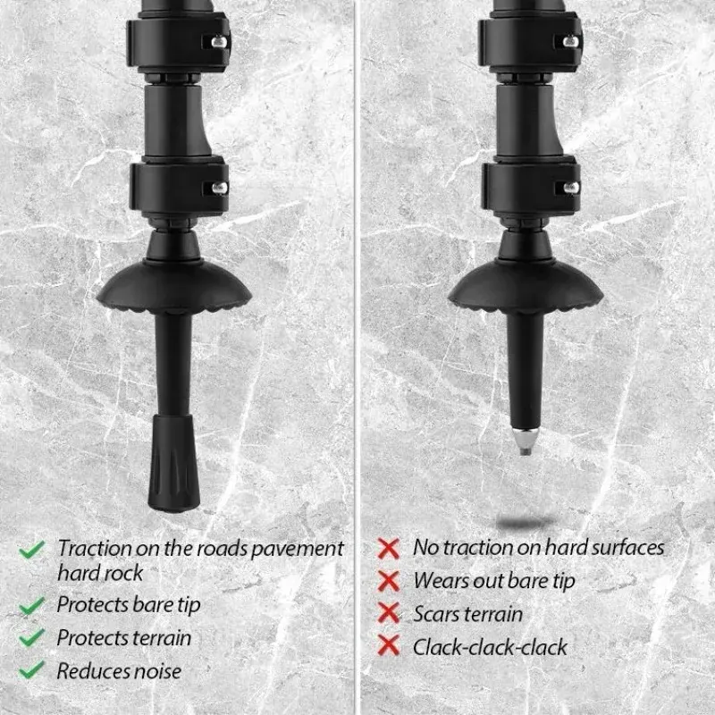 Puntas para bastones de senderismo Protector duradero para bastones – vue 5