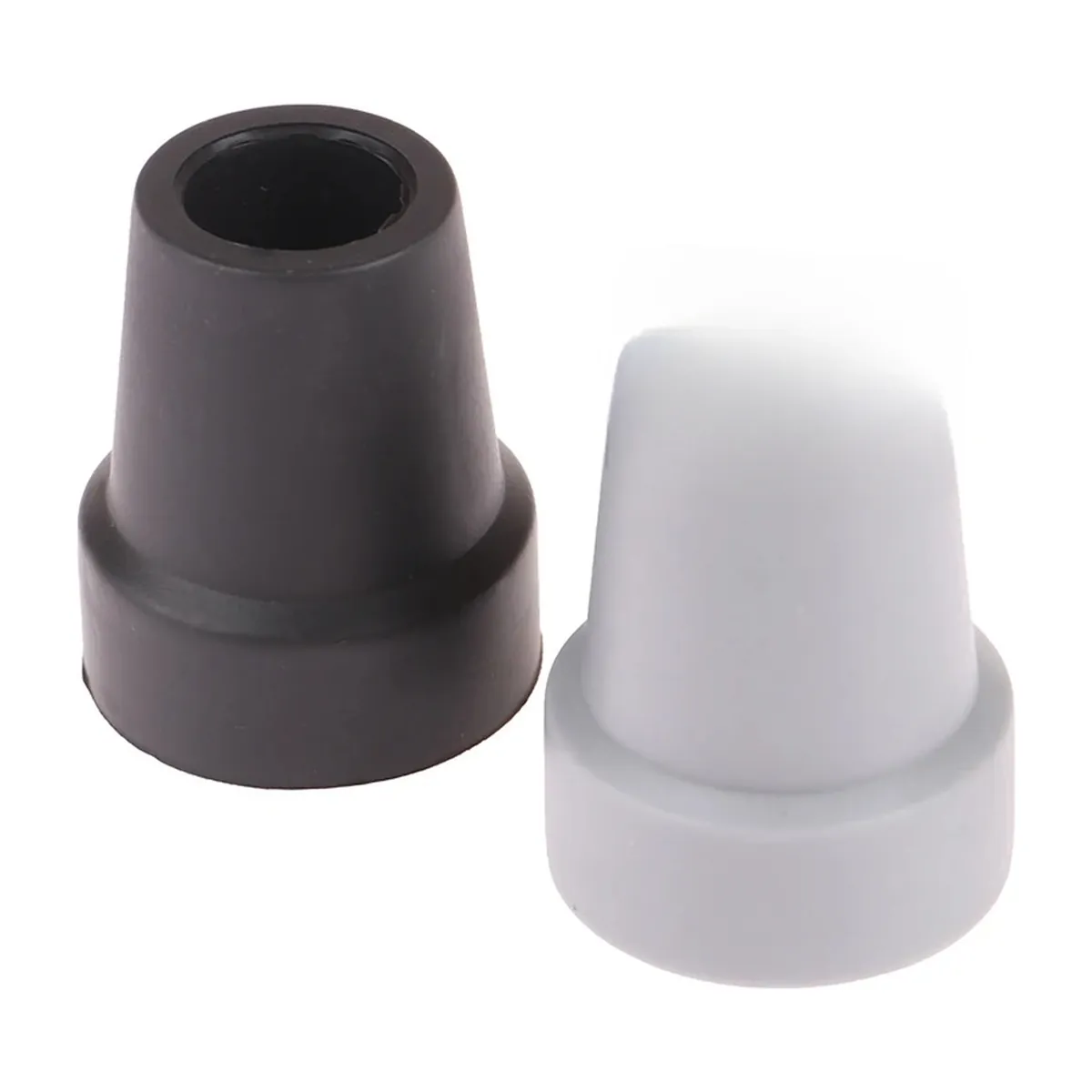 Regatón de goma antideslizante para bastón y muleta, 19 mm – vue 2