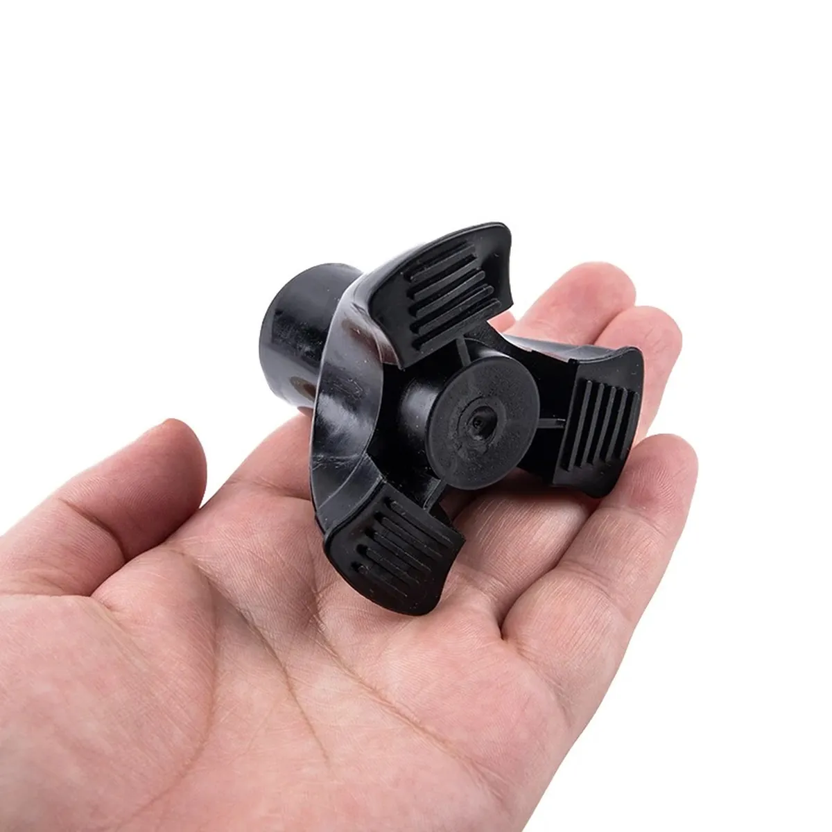 Regatones y puntas para bastón de goma de 22 mm, tres patas – vue 2