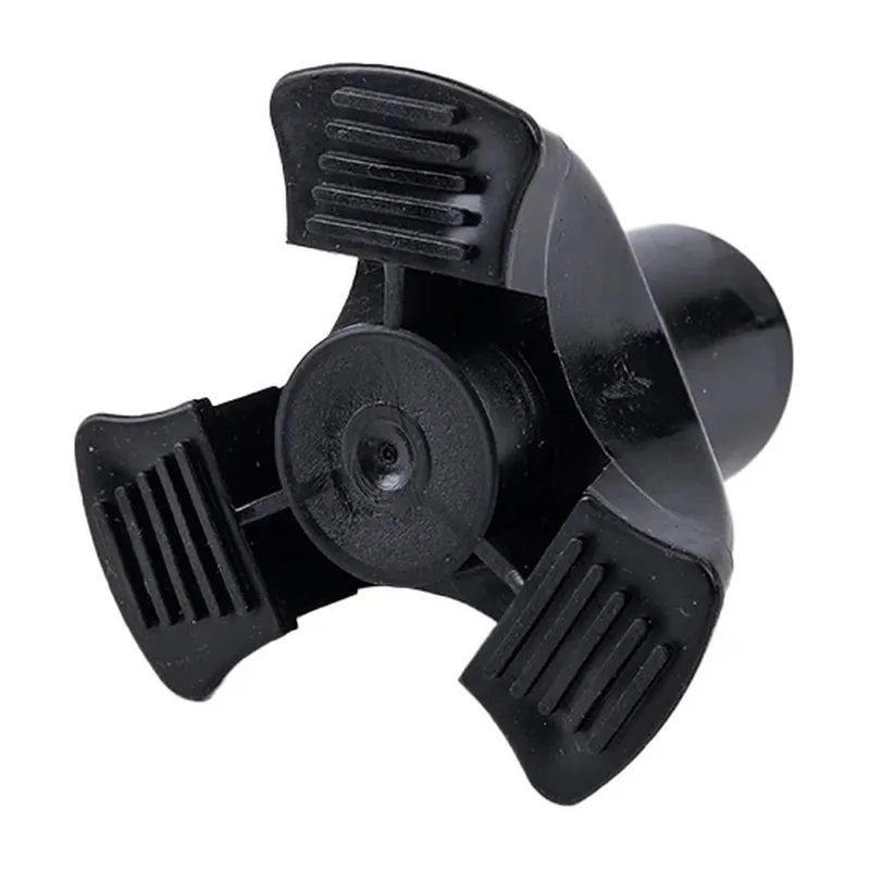 Regatón de goma de tres patas para bastón de 22 mm – Repuesto negro de 22 mm