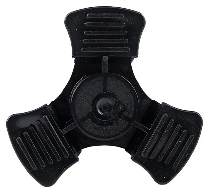 Regatones y puntas para bastón de goma de 22 mm, tres patas