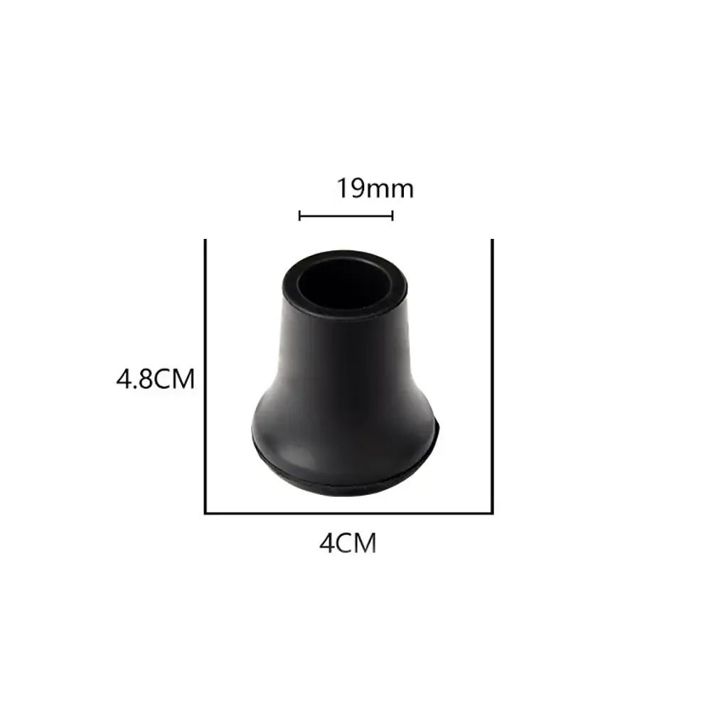 Soporte de bastón de goma estable con punta de – 1-19 mm