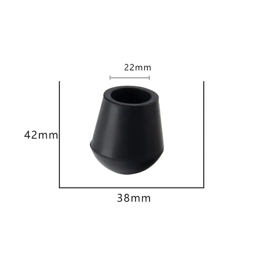 Soporte de bastón de goma estable con punta de – 4-22 mm