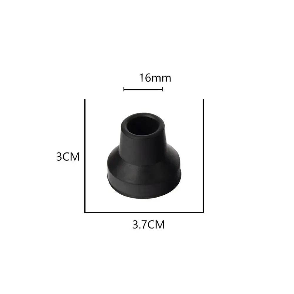 Soporte de bastón de goma estable con punta de – 3-16 mm