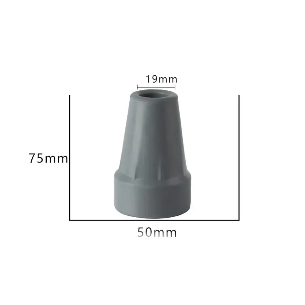 Soporte de bastón de goma estable con punta de – 6-19 mm