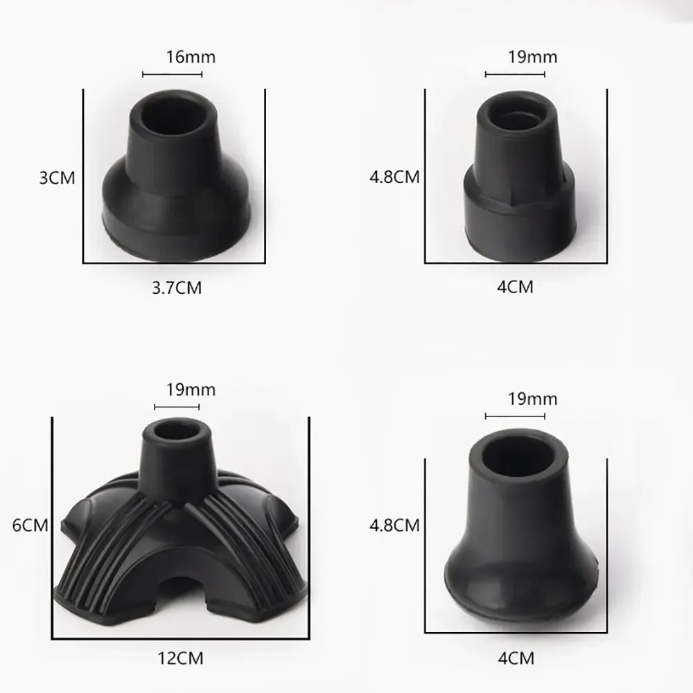 Soporte de bastón de goma estable con punta de – vue 6