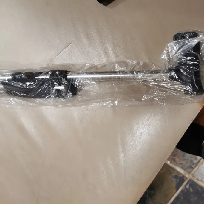 Foto de un comprador: Bastón con asiento plegable de acero y mango en T